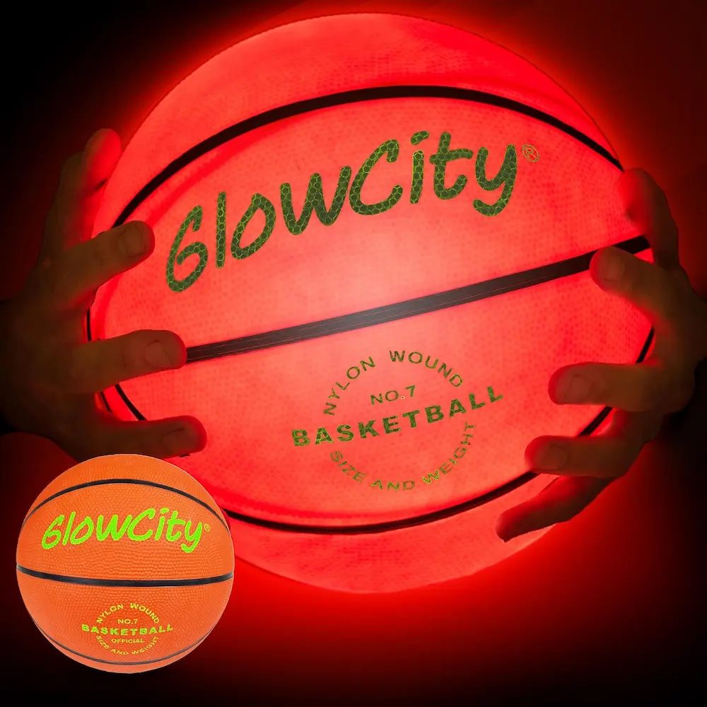 GlowCity Glow in The Dark Basketball